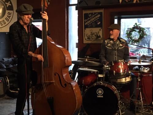 With Terry Wilkins (upright) Rex Hotel Toronto